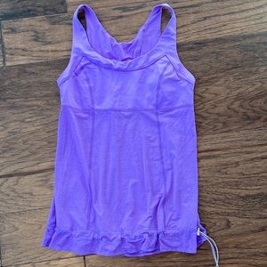 Size 8 Lululemon Purple Run: Ta Ta Topper Tank